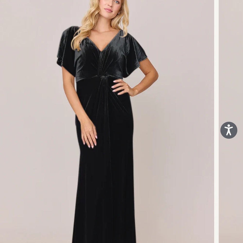 Revelry Black Velvet Maxi Dress